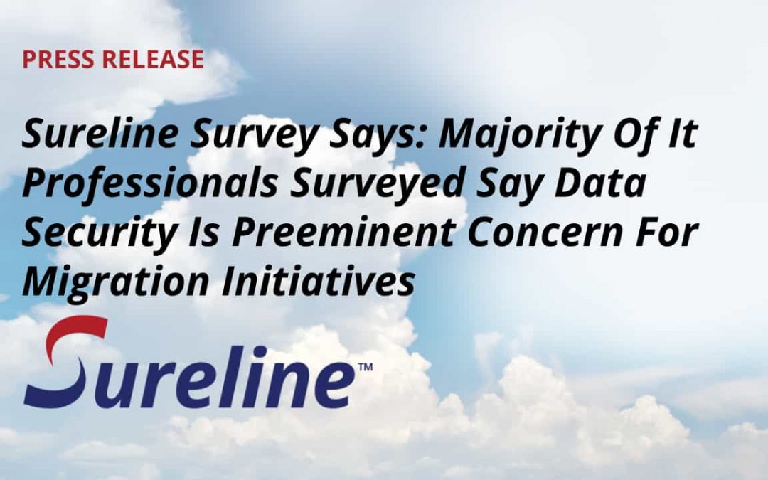 Sureline Survey Says: Majority Of It Professionals Surveyed Say Data Security Is Preeminent Concern For Migration Initiatives